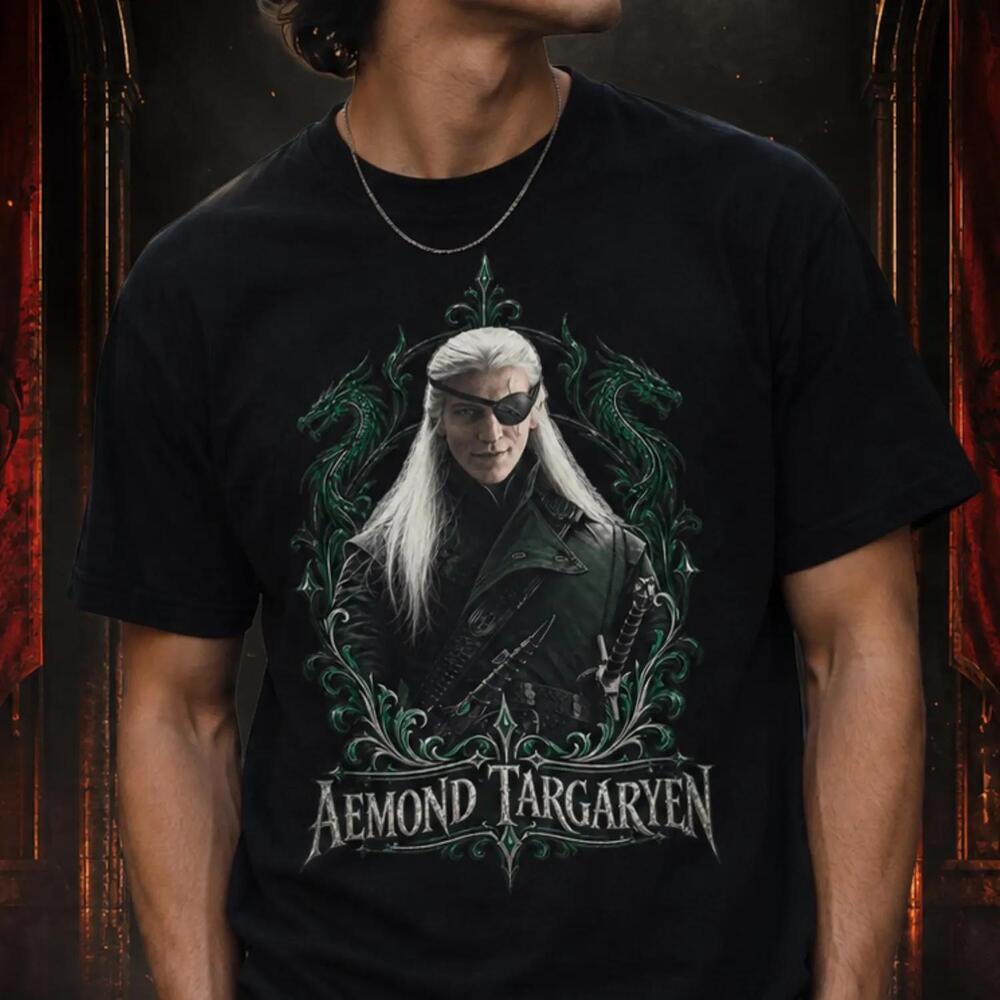 Aemond Targaryen Tee Unisex Hotd Vhagar Art Gift For Fan